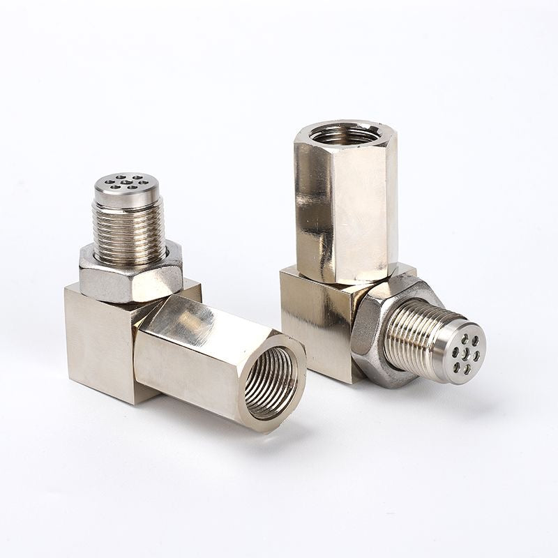 Espaciador de sensor de O2 de 90 grados compacto y universal CEL Eliminator