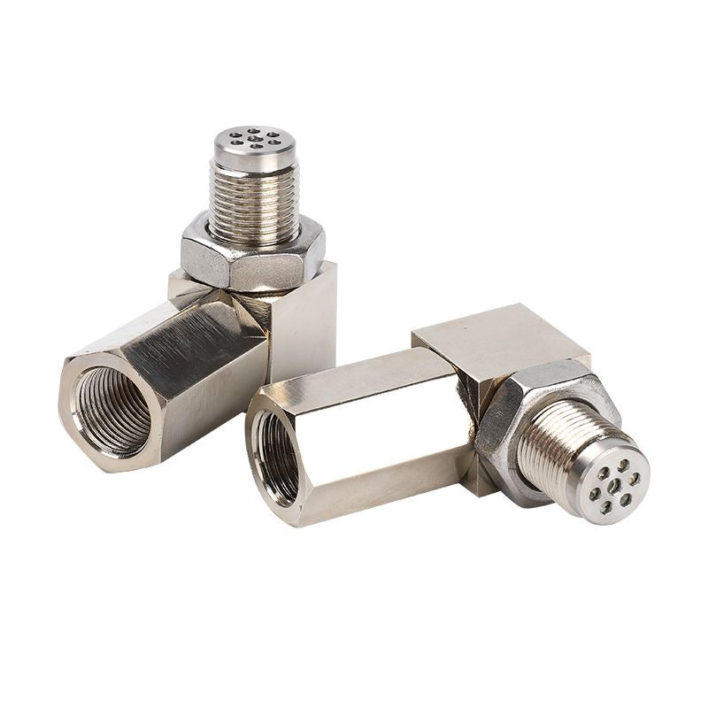 Espaciador de sensor de O2 de 90 grados compacto y universal CEL Eliminator