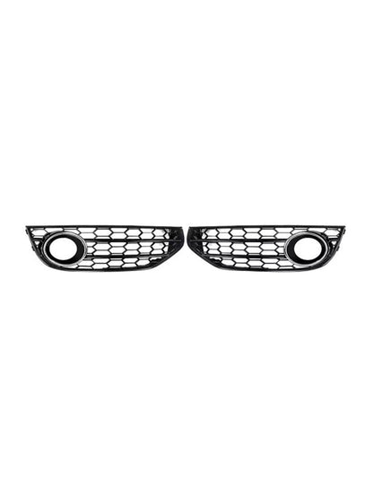 2010-2015 Audi A4 Allroad B8 Chrome Front Bumper Honeycomb Fog Grille Cover