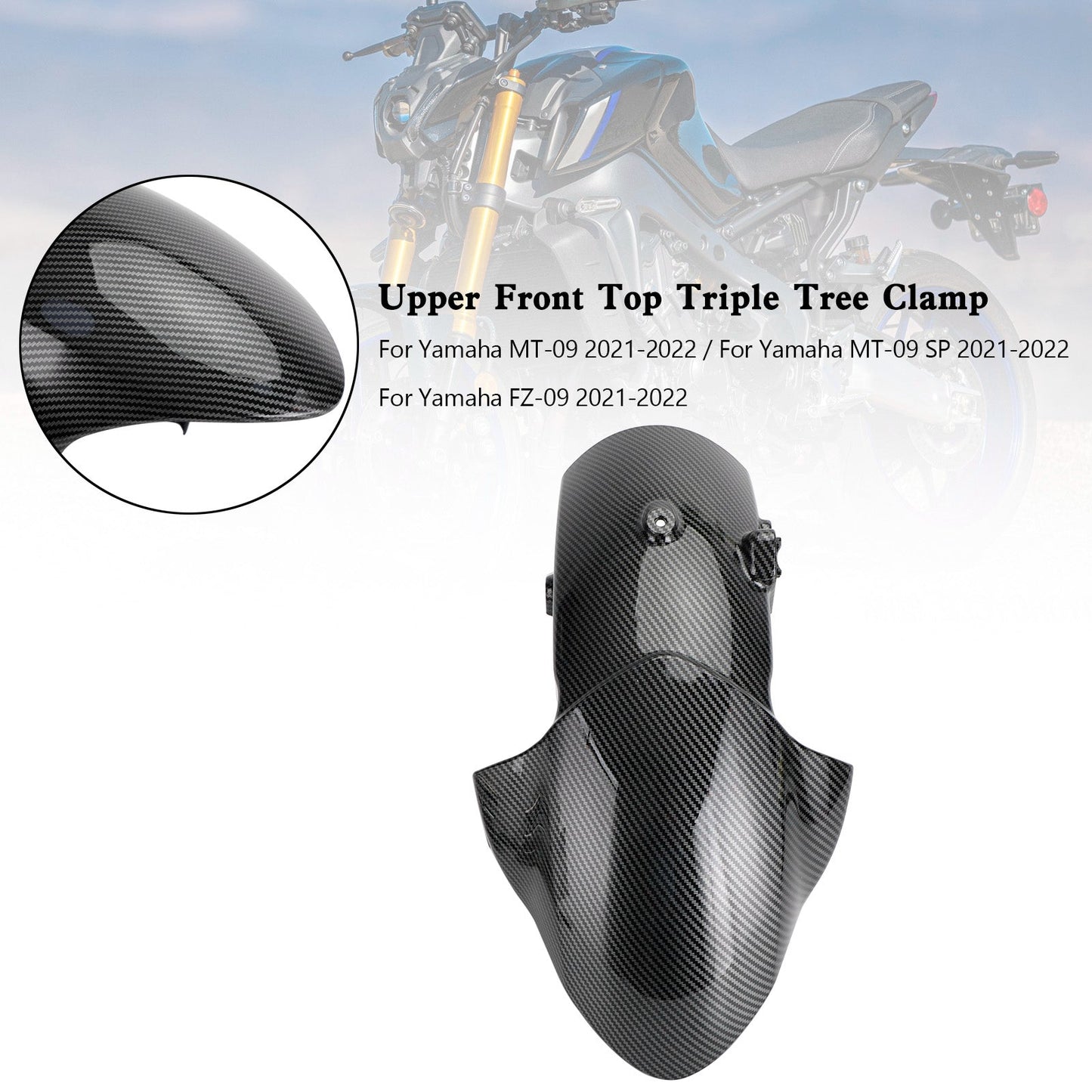 Carénage de garde-boue avant pour Yamaha MT-09 FZ-09 MT09 SP 2021-2022