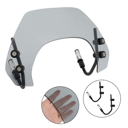 Short Motorcycle Windshield WindScreen fit for Vespa Sprint 150 2016-2021