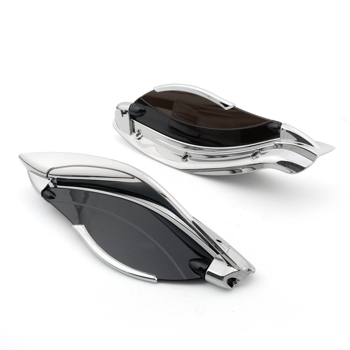 Déflecteurs d'air latéraux réglables pour carénage supérieur pour Harley Street Glide 14-17