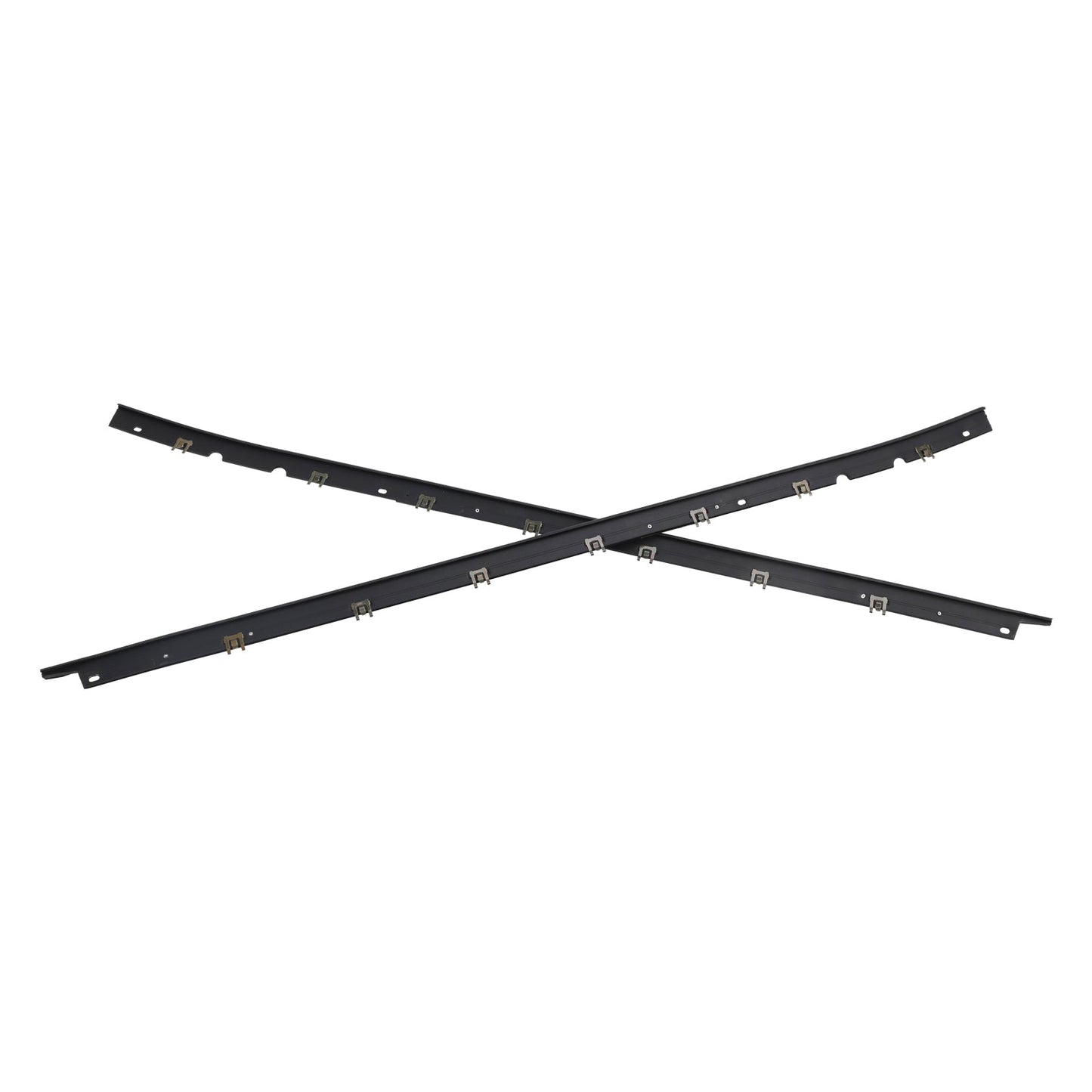 1984-1996 Chevrolet C4 Corvette Driver + Passenger Sides Door Panel Outer Window Seals MID-845680