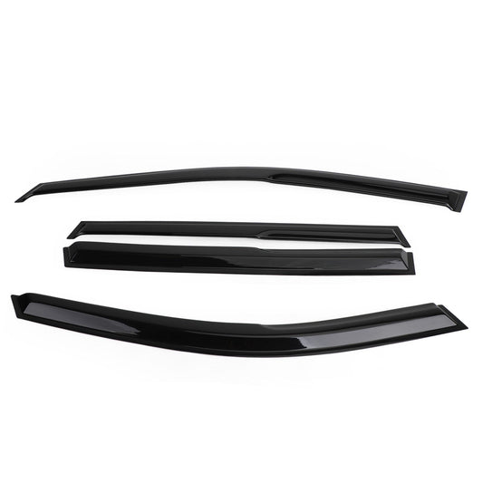 6PCS Side Window Rain Guards Sun Visor Deflectors Hyundai Accent Sedan 2012-2017