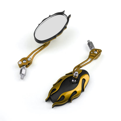 Universal Motorcycle Rearview Mirrors Rear View Mirror 8mm 10mm