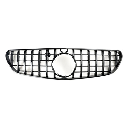 2015-2017 Mercedes Benz S-Class W217 S63 AMG Coupe Front Bumper Grill Replacement Black GTR Style Grille