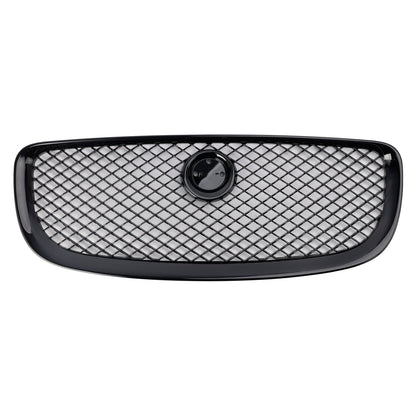 Jaguar XJ 2010-2015 Front Grill Glossy Black Bumper Replacement Grille