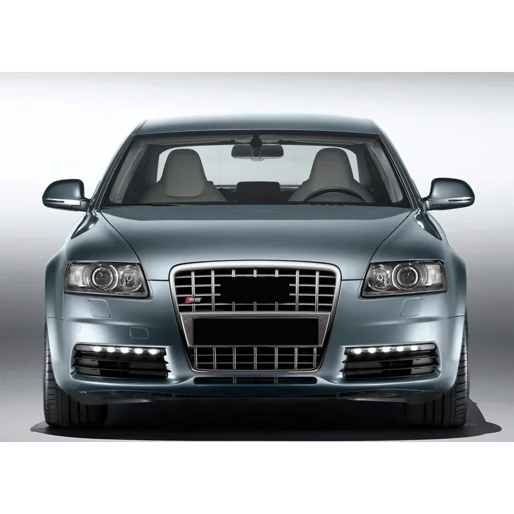 Audi A6 S6 C6 2005-2011 Change To S6 Style Front Bumper Grill Upper Grill