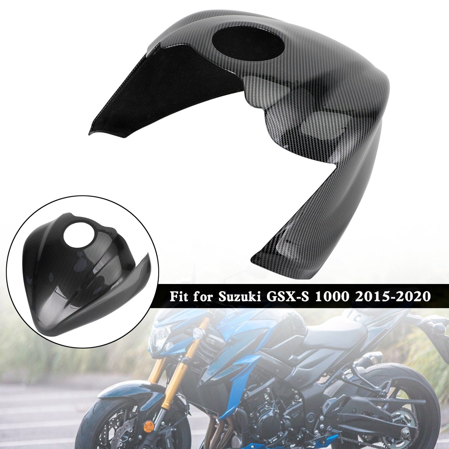 Protection de carénage de couvercle de réservoir d'essence pour Suzuki GSX-S 1000 GSXS 2015-2020