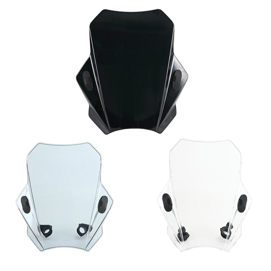 Pare-brise universel réglable pour moto, guidon de 22 mm, 25 mm et 28 mm