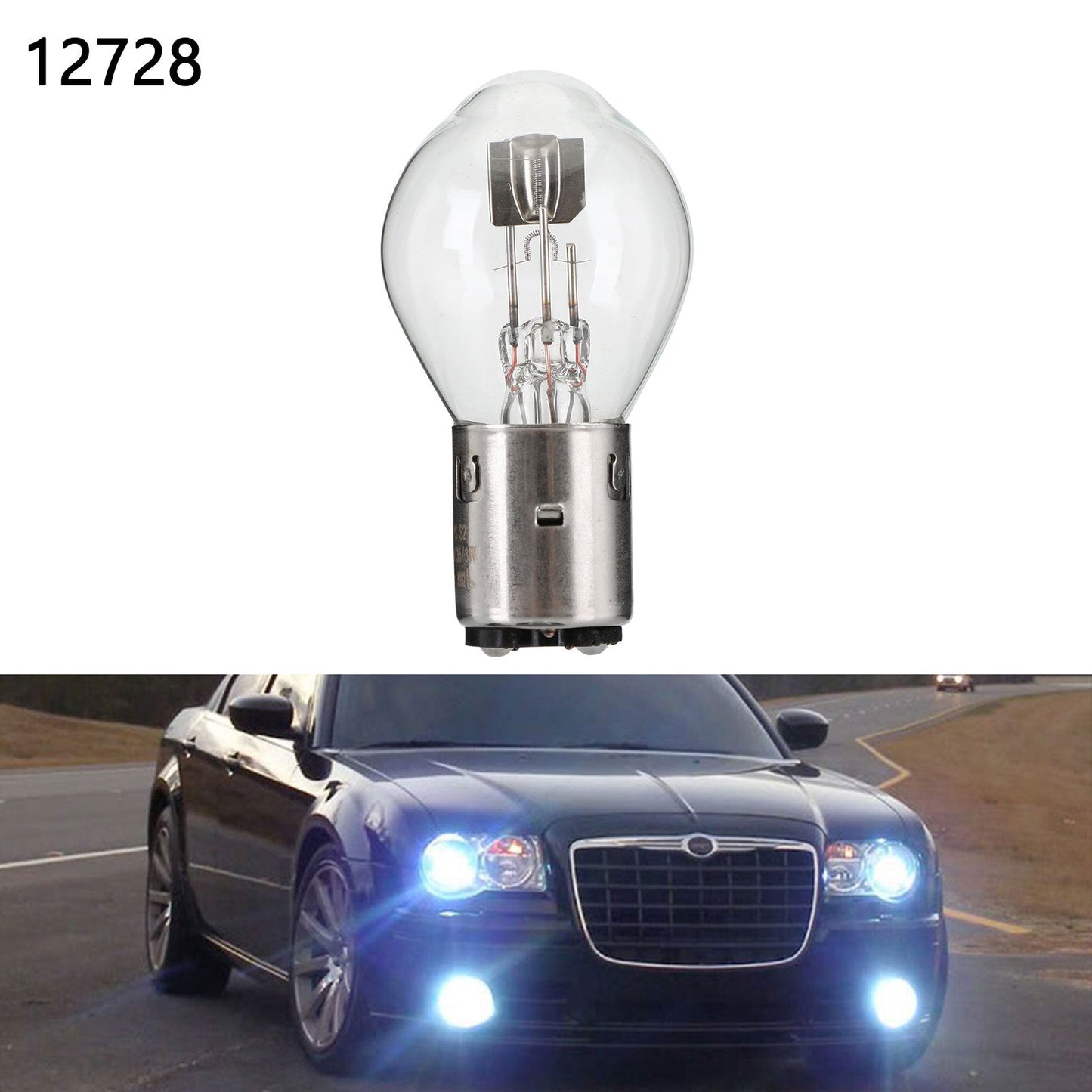 Ampoule de phare moto Philips 12728 Premium Vision S2 35/35 W BA20d +30 %