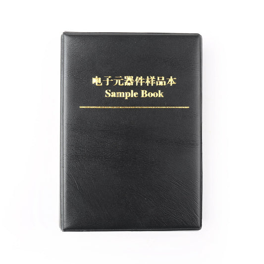 Libro de muestra de 4000 resistencias SMD 0402 1%, 63 valores + condensador de 17 valores