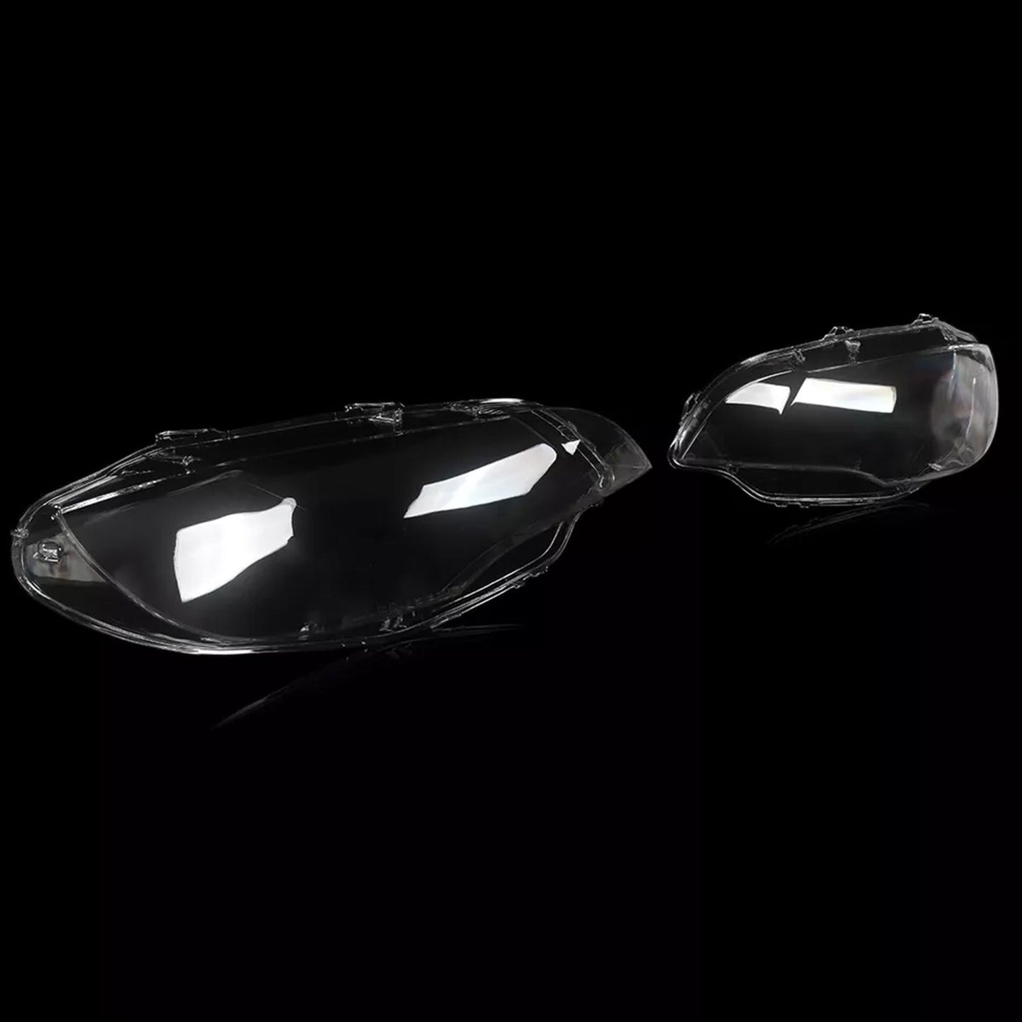 2008-2014 BMW E71 X6 2 pièces couvercle de lentille de phare transparent phare gauche + droit 63117271371 63117271372
