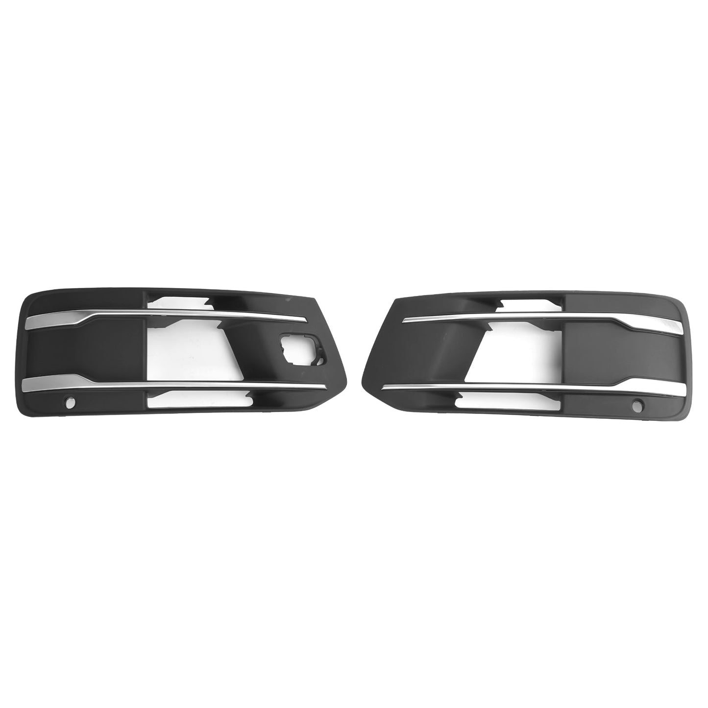 2016-2019 Audi Q7 Standard Version Front Bumper Cover Fog Light Grille Bezel Insert Grill
