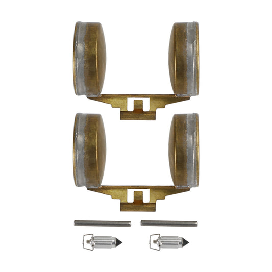 Kit de réparation de carburateur à flotteur pour Honda CB100 CB350 XL100 XL125 XL175 SL100 (2 pièces)