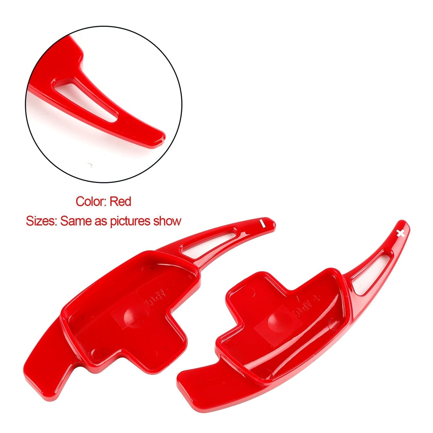 Extensión de palanca de cambios para volante de Mercedes-Benz Clase B Clase C (2015-2021), color rojo