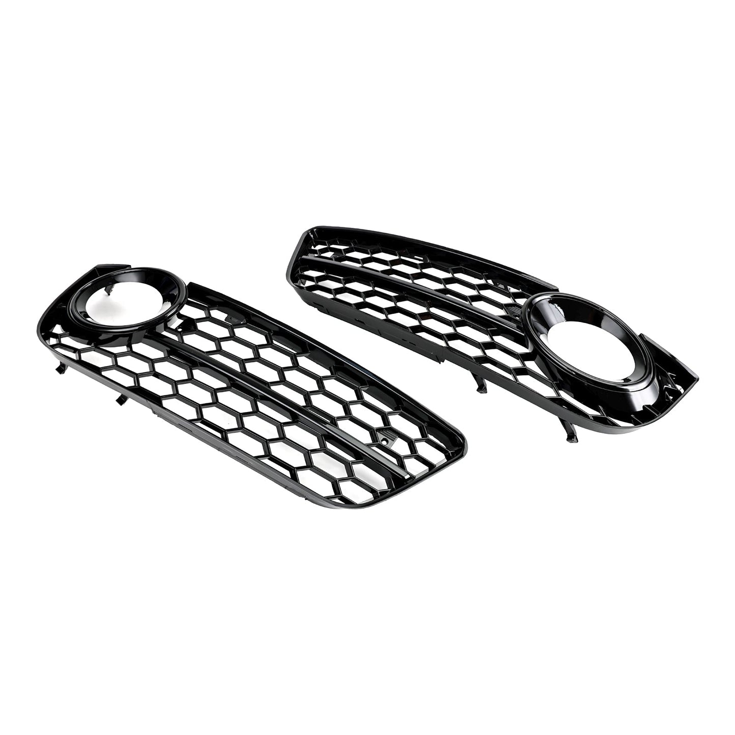 2007-2011  Audi A5 Standart Pair Honeycomb Front Fog Light Cover Grille 1522024