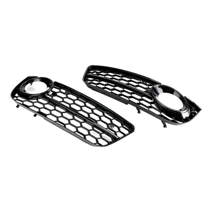 2007-2011  Audi A5 Standart Pair Honeycomb Front Fog Light Cover Grille 1522024