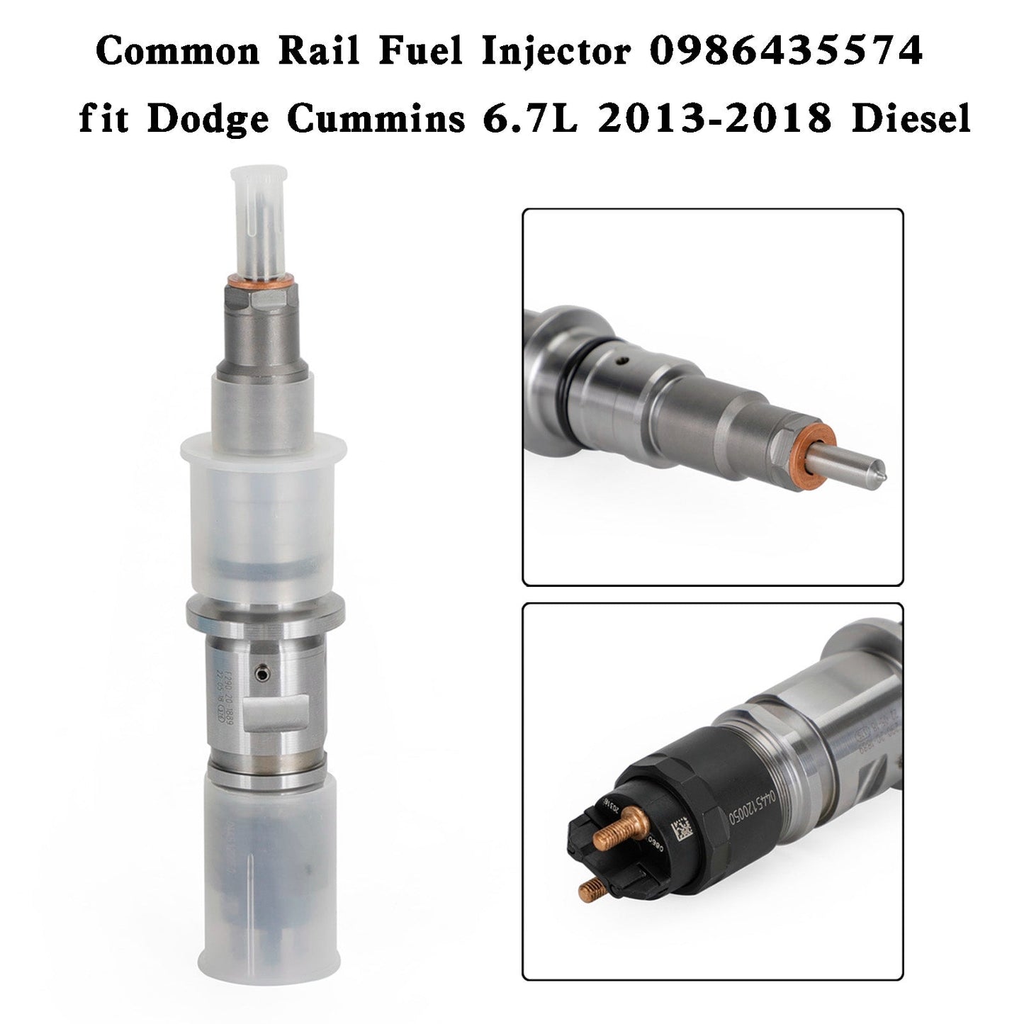 2013-2018 Dodge Ram 2500 3500 Pickup 6.7L Common Rail Fuel Injector 0986435574 68210105AA 68210512AA