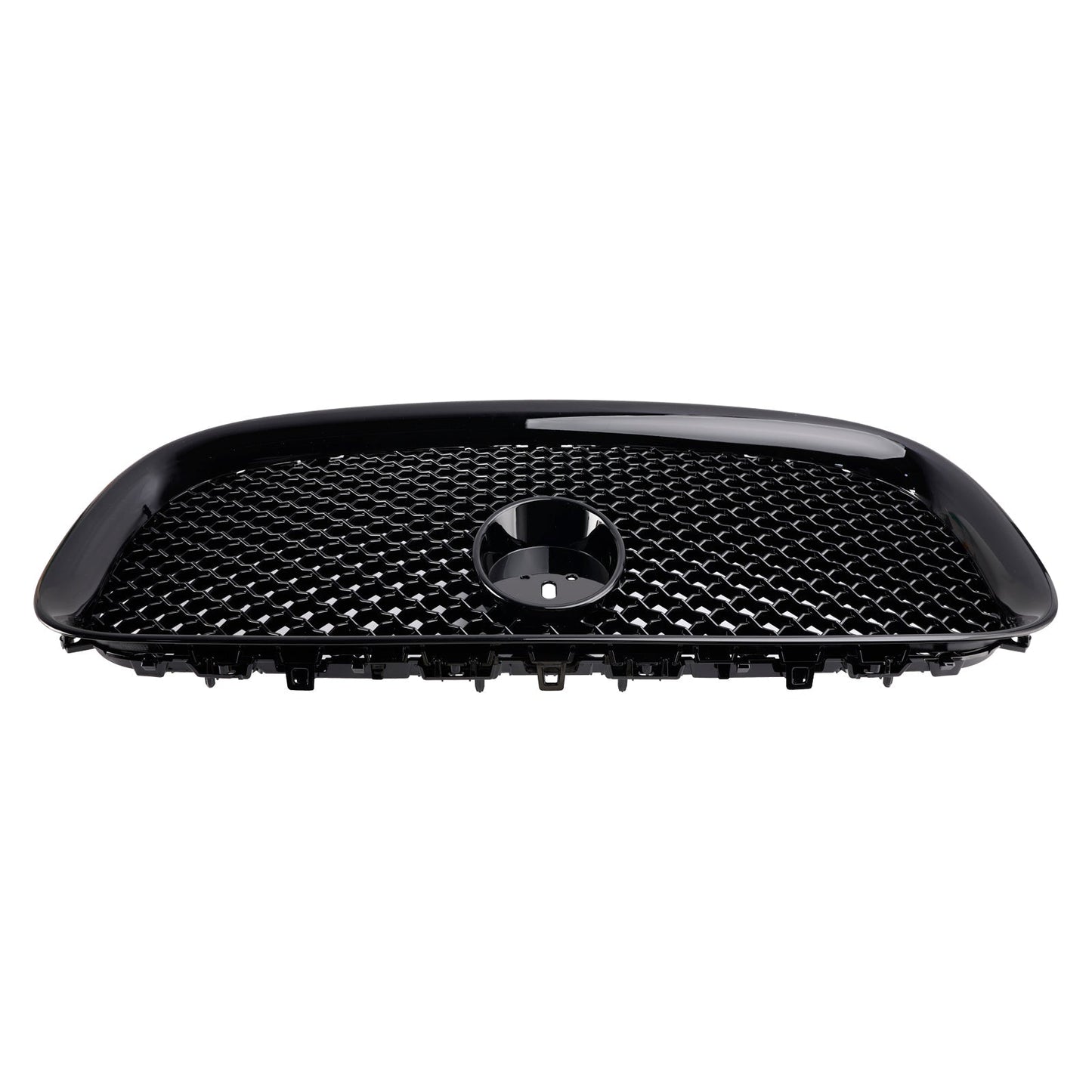 2012-2015 Jaguar XF XF-R Style Front Bumper Grill Grille Gloss Black