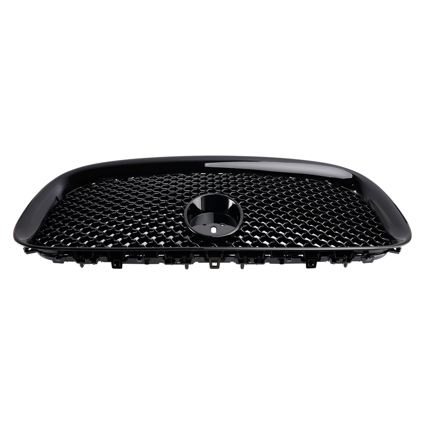 XF-R Style Front Bumper Grill Grille Fit Jaguar XF 2012-2015 Gloss Black