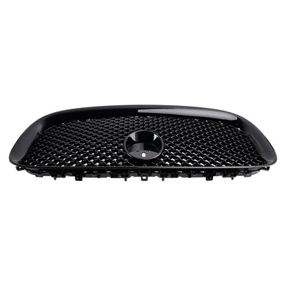 XF-R Style Front Bumper Grill Grille Fit Jaguar XF 2012-2015 Gloss Black
