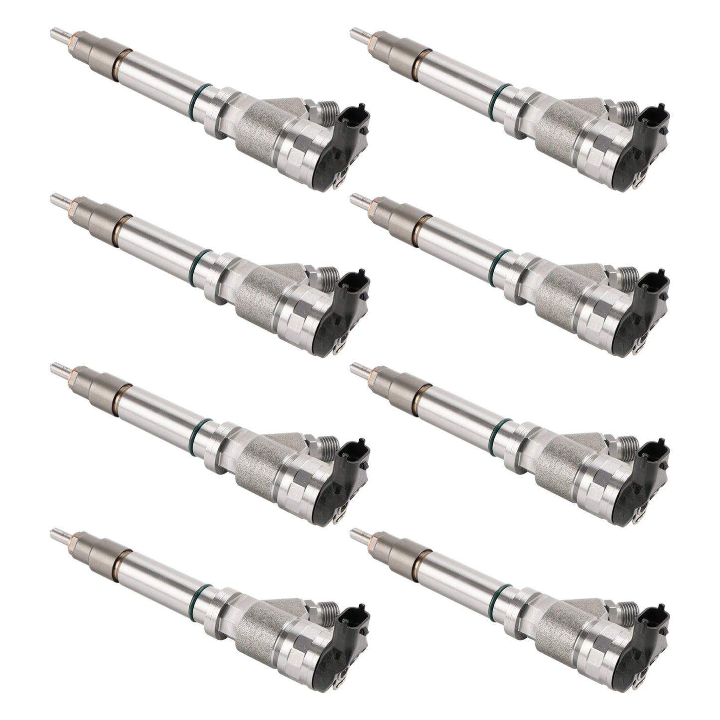 2004.5-2005 For Chevy SILVERADO 2500/3500 6.6L V8 LLY 8PCS Fuel Injector 0986435504 97303657 0445120027