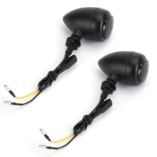 Clignotants pour Harley Chopper Cafe Racer, noir, assortis