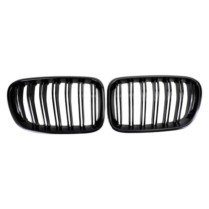 2010-2014 BMW X3 F25 xDrive28i/xDrive35i/xDrive20d/xDrive30d Gloss Black Grille Front Bumper Kidney Grill