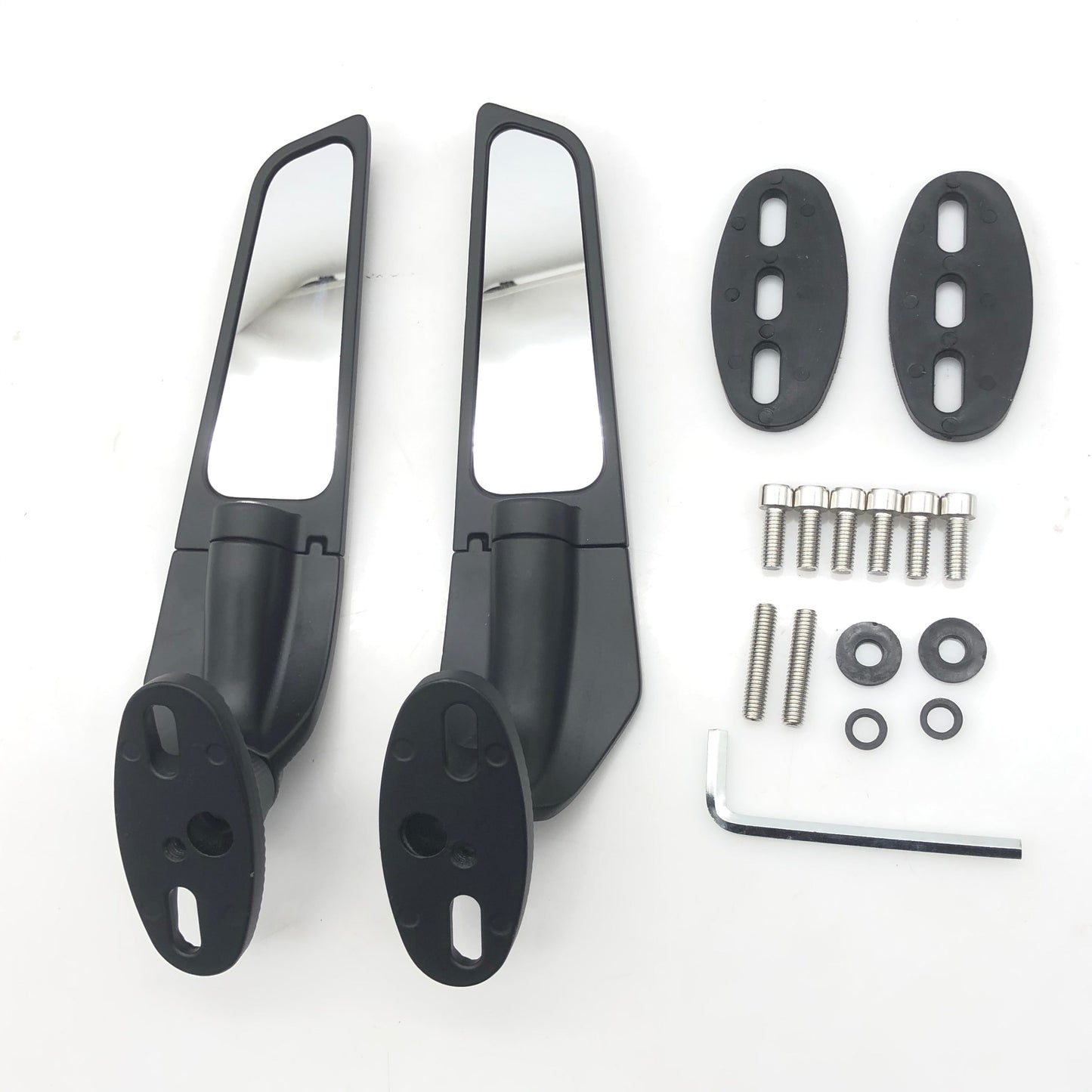 2013-2021 Honda CBR500R Wing Fin Rearview Mirrors