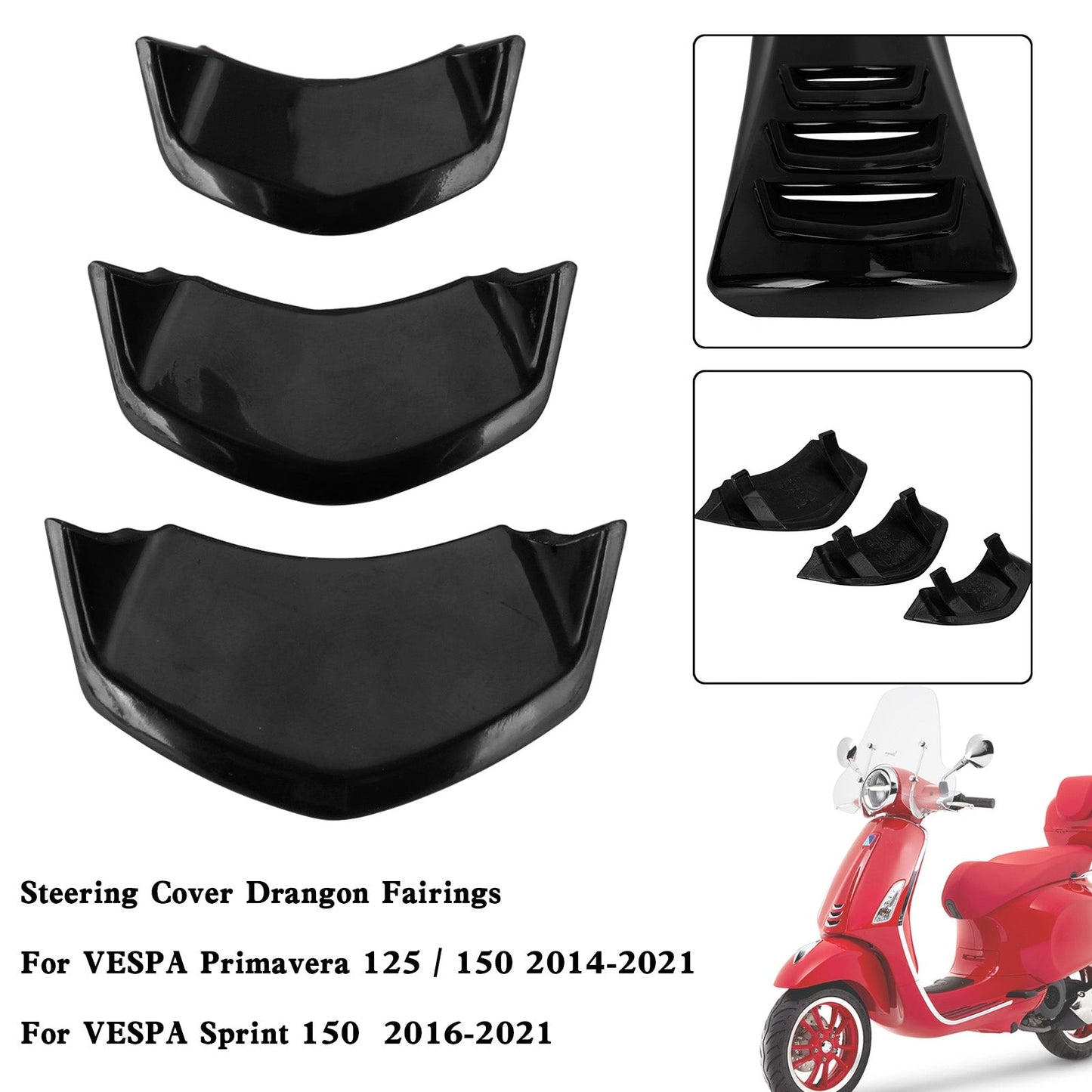 Cubierta decorativa delantera de bocina para VESPA Sprint Primavera 125/150 2014-2021