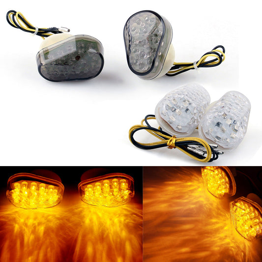 Kawasaki 98-13 ZX6R 04-13 ZX10R ZX 7R 9R 12R ZZR600 LED Turn Signals Assosary