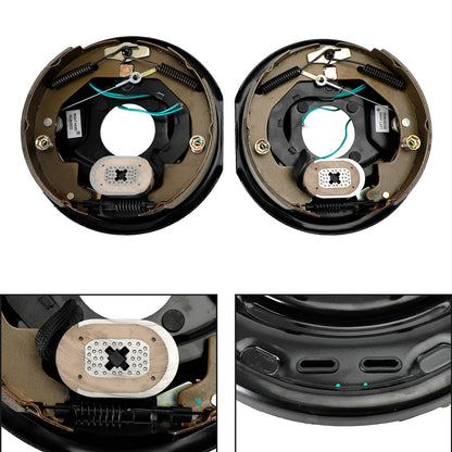 Electric Trailer Brake Kit-Self Adjusting-10"-Left/Right Hand Assemblies-3500lbs