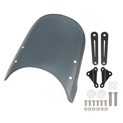 Moto Guzzi 16-23 V7 Classic & 18-23 V9 Gray Bobber Windshield WindScreen