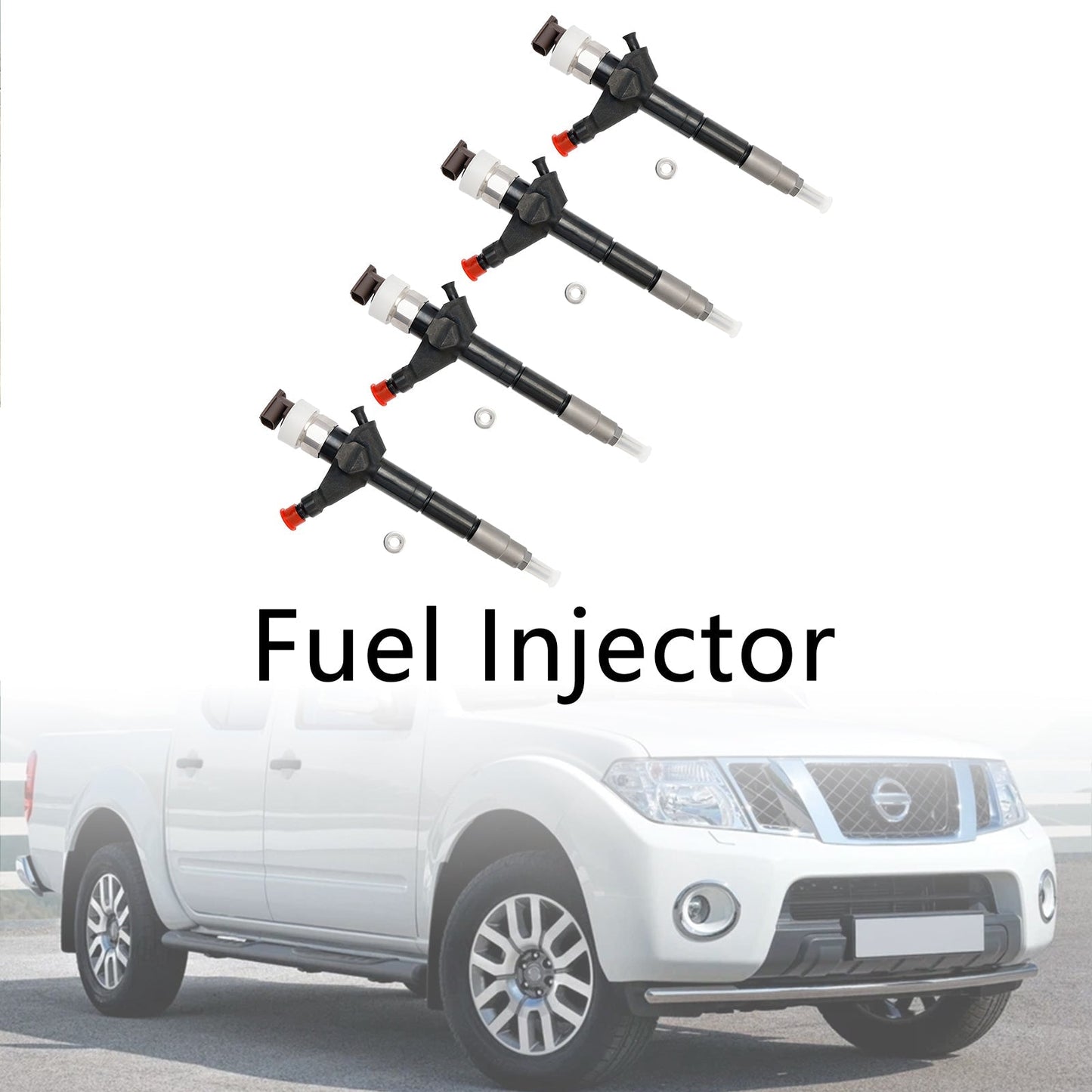 Injecteur de carburant diesel Nissan Navara D22 D40 Pathfinder 4 pièces 095000-6250 16600-EB70A