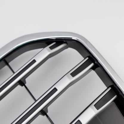 S6 Style Front Bumper Grill Grille Fit Audi A6 C7 2012-2015 Chrome