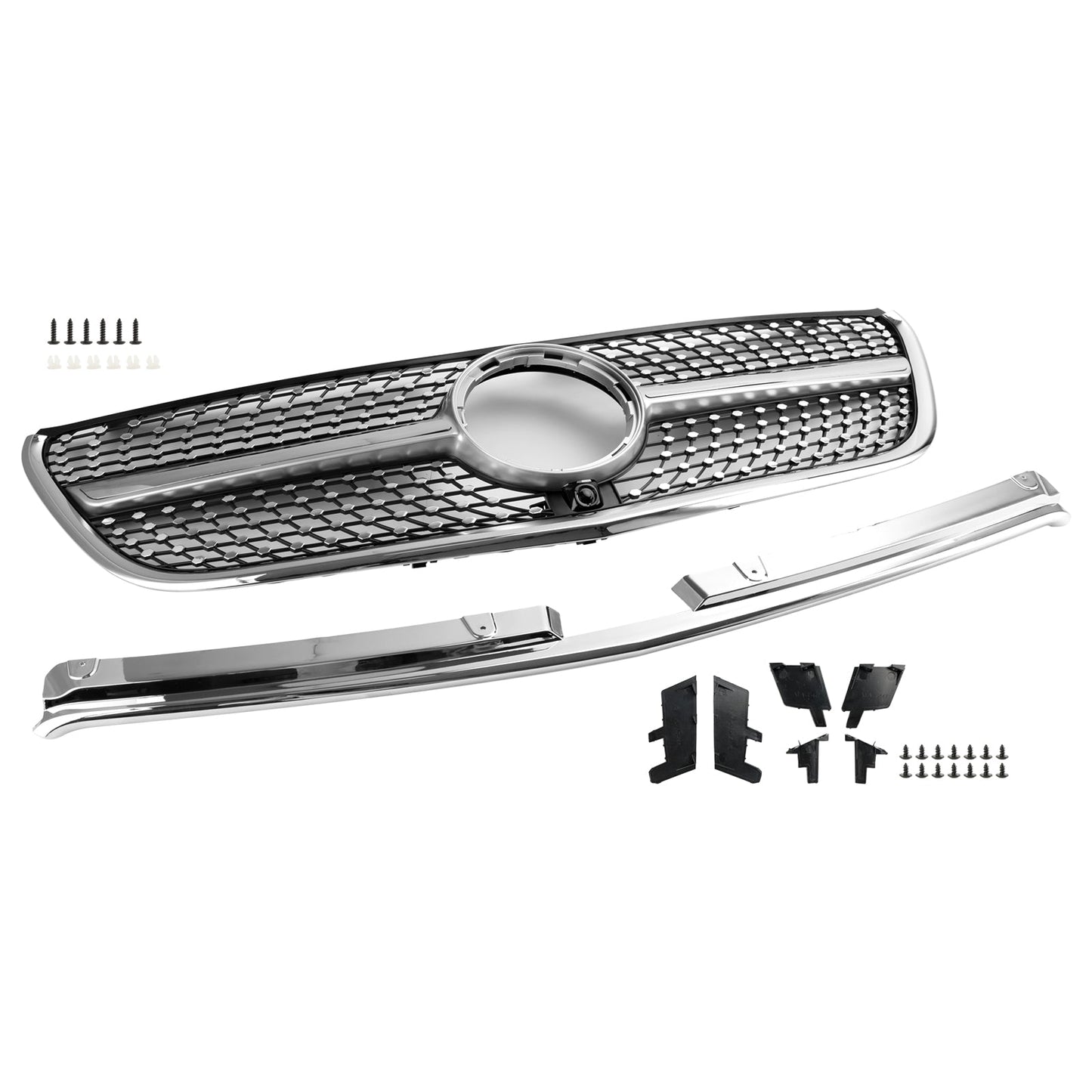 2015 2016 2017 2018 2019 Mercedes Benz Vito W447 Diamond Grille Front Bumper Chrome Grille