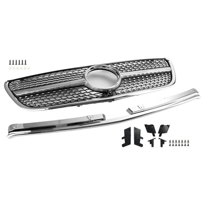 2015 2016 2017 2018 2019 Mercedes Benz Vito W447 Diamond Grille Front Bumper Chrome Grille