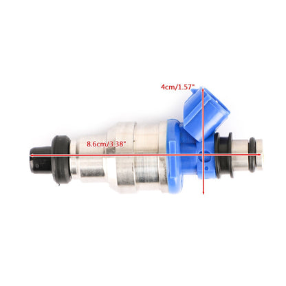 1990-1992 Mazda MX-6 2.2L 4PCS Fuel Injectors 195500-1970