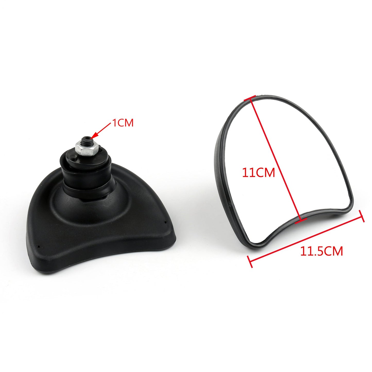 10mm Wide Angle Inner Fairing Mount Rear View Mirrors For Street Glide 96-13