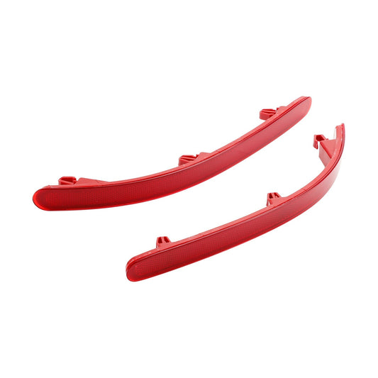 Paire de réflecteurs de pare-chocs arrière gauche et droit pour VW Touareg 7L 2002-2010 avec lentille rouge, sans éclairage 7L6945105A 7L6945106A