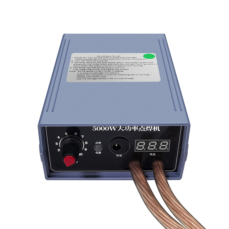 8000W Mini Spot Welder Machine DIY Kit 18650 Battery Spot Welding Pen Tools, 8000W Foot Switch Version-US