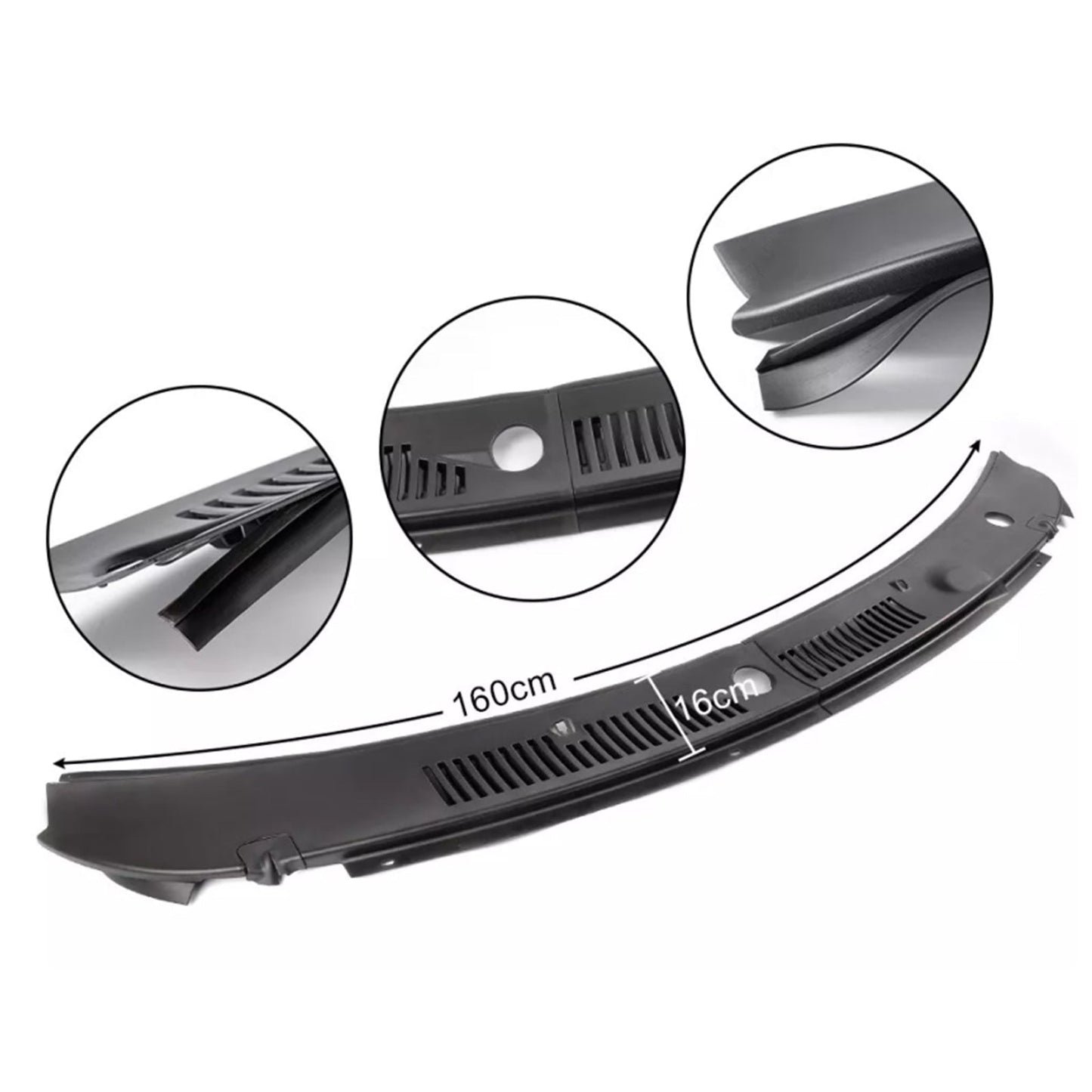 Grille de pare-brise pour Ford Mustang GT Bullitt Coupé 2001, panneau de capot d'essuie-glace droit et gauche 3R3Z6302228AAA
