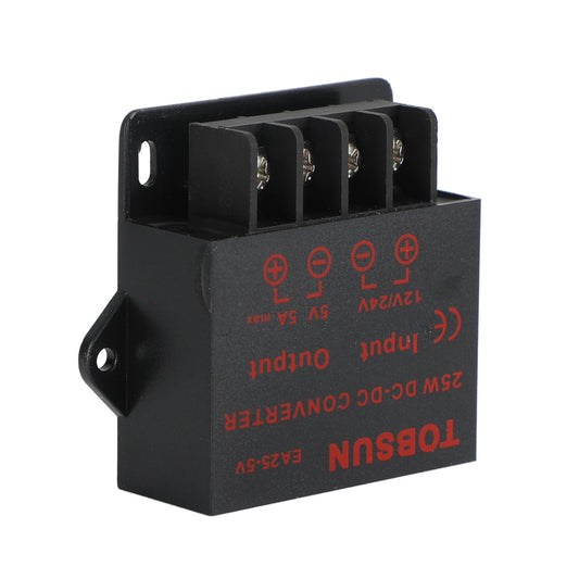Convertisseur de tension CC 12/24 V vers 5 V 5 A 25 W, adaptateur secteur, régulateur abaisseur
