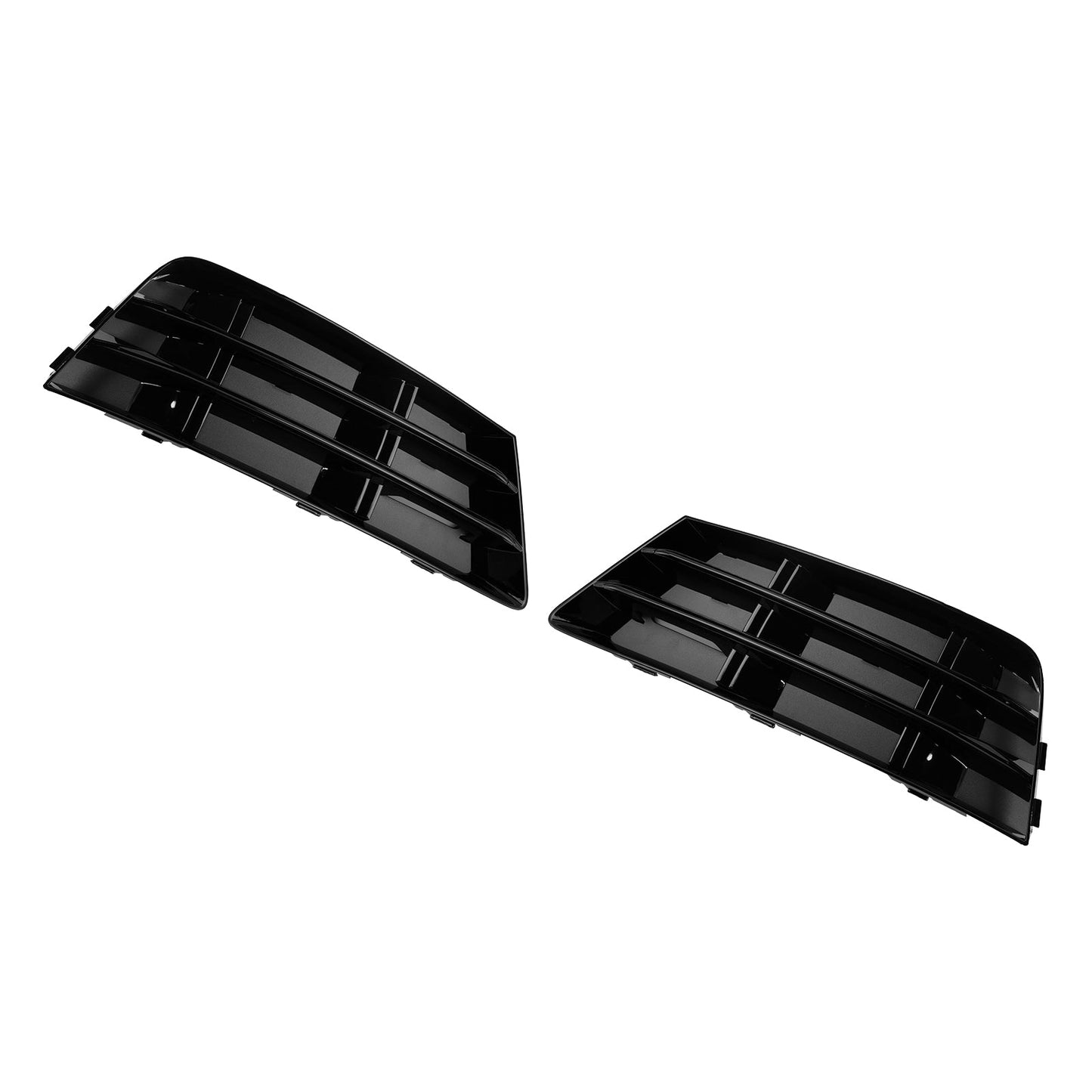 2016-2018 2PCS Front Fog Light Grill Lower Bumper Grille Fit AUDI A4 B9