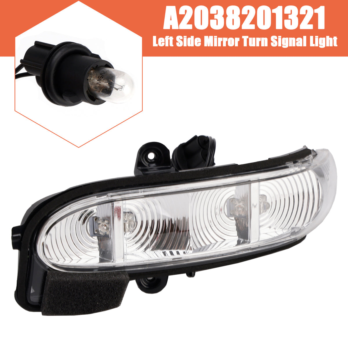 2002-2006 Mercedes-Benz E-Class W211 S211 A2038201321 Left Side Mirror Turn Signal Light