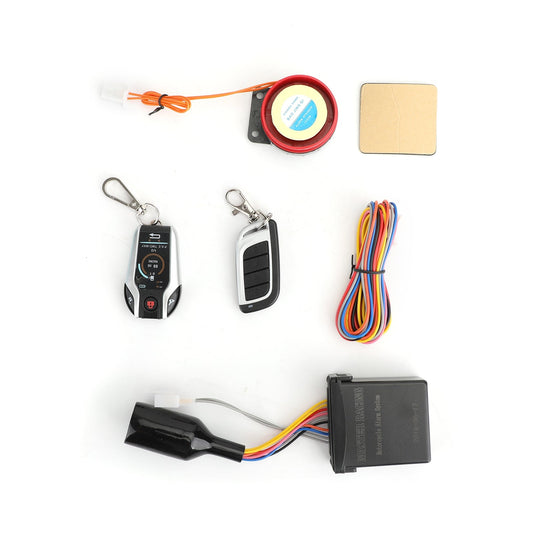 Système d'alarme antivol à télécommande pour moto et scooter