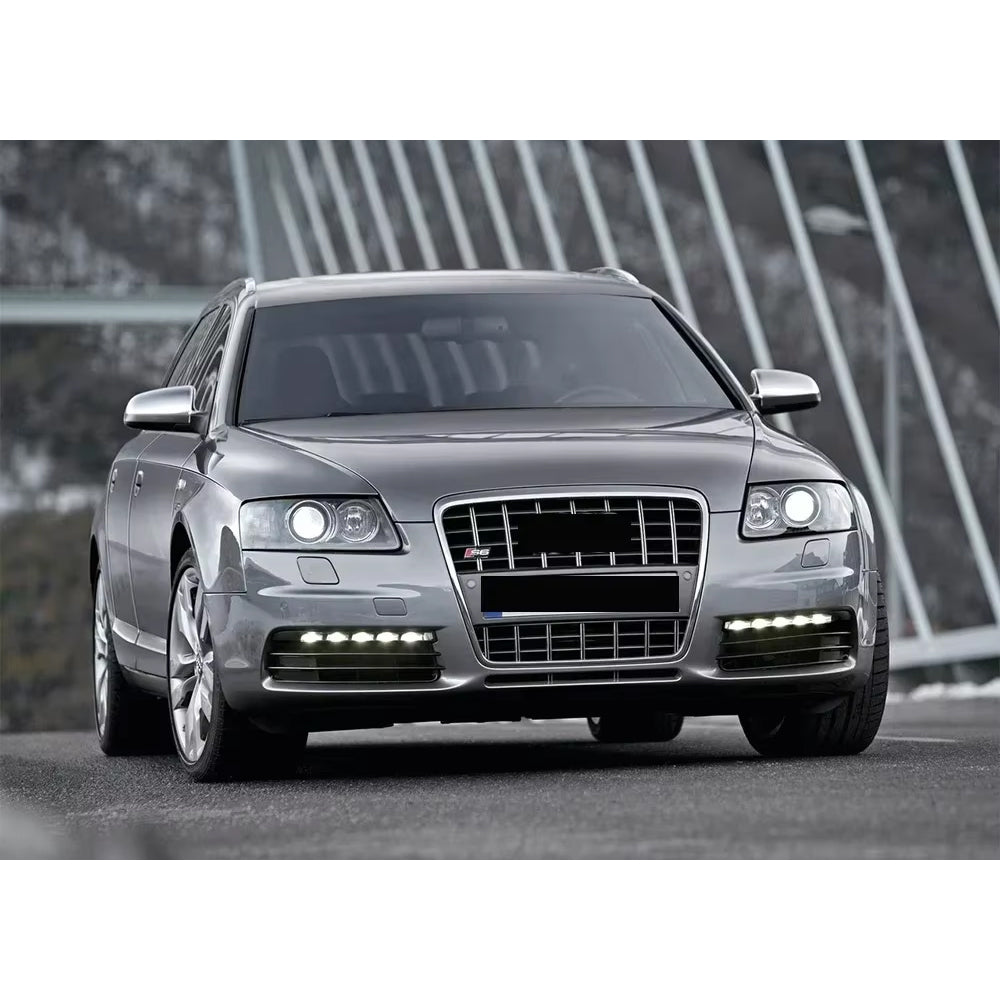 Audi A6 S6 C6 2005-2011 Change To S6 Style Front Bumper Grill Upper Grill
