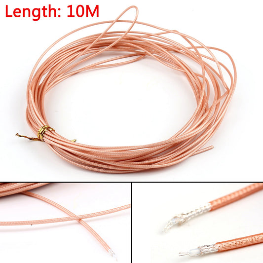Câble coaxial RF RG316, connecteur 50 ohms, M17/113, câble blindé, 10 m