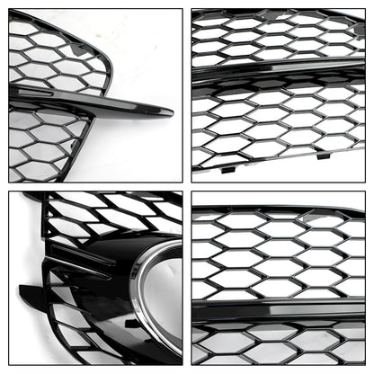 Audi 2012-2014 Q3 S-Line 8U0807682DSP9 2PCS Bumper Fog Light Grill Grille